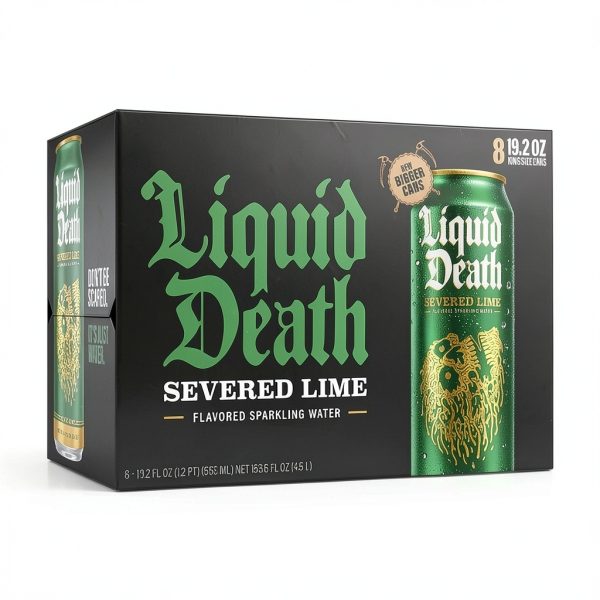 Liquid Death Soda Flavored Sparkling Water Aluminum Cans-4
