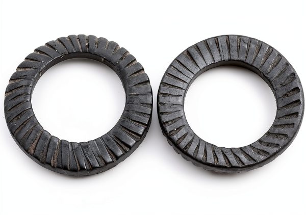 6mm Inner Dia 1mm Thick Carbon Steel Wedge Lock Washer IIVVERR 30pcs-1