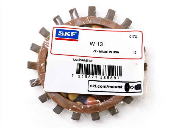 SKF W13 Steel Bearing Lock Washer 2.588" x 3.578" x 0.053" Design-1