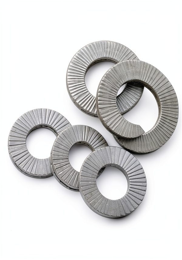 Wedge Locking Washers - Dacromet, Vibration Resistant Safety Washers for Industrial Machinery, Construction Equipment & Maintenance (1/2" Bolts Enlarged Outer Diameter,8)-5