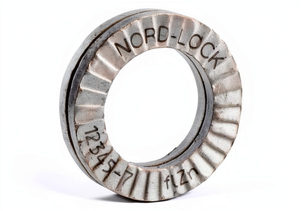 Wedge Locking Washer Nord-Lock Carbon Steel Zinc Flake 3/8" 200 Pack-0