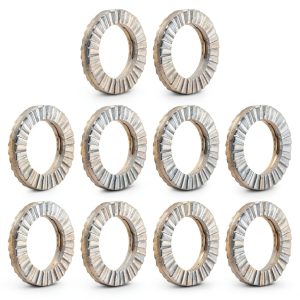 Wedge Locking Washers uxcell M8 10pcs 304 Stainless Steel Vibration-0