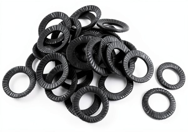 6mm Inner Dia 1mm Thick Carbon Steel Wedge Lock Washer IIVVERR 30pcs-0