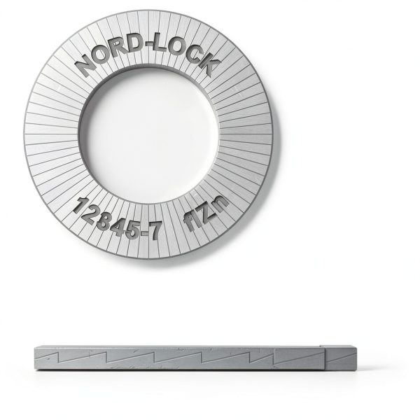 Nord-Lock Wedge Locking Washers - Steel (Delta Protekt) Washer with Zinc Flake Coating, Vibration Resistant Safety Washers for M30 Bolts - Enlarged Outer Diameter Washers - 1 Pair-3