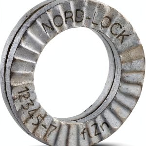 Wedge Locking Washer NordLock Carbon Steel M11 Zinc Coated 10 Pair-0