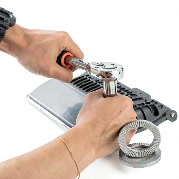 Wedge Lock Washers PATIKIL M16 Size Manganese Steel 10 Pack-6