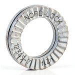Wedge Locking Washer, Carbon Steel, Zinc Flake Coated, M12, 200 Pack-0