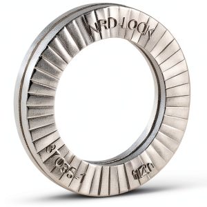 Wedge Locking Washer Nord-Lock M8 5/16" Zinc Coated 20 Pack-0