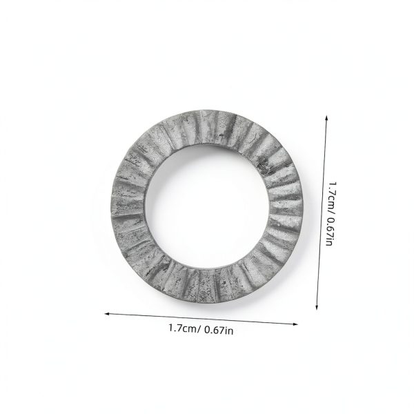 OUNONA 20pcs Locking Washer Heavy Duty -Loose Washers for Secure Fastening Resistant Design for Industrial and Home Use Silver Finish-1