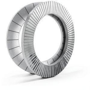 Carbon Steel Wedge Lock Washer TIEIG DIN 25201 1/4" Dacromet 20 Pairs-0