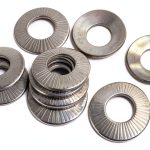 M10 304 Stainless Steel Locking Washer by uxcell Silver Tone 10pcs-0