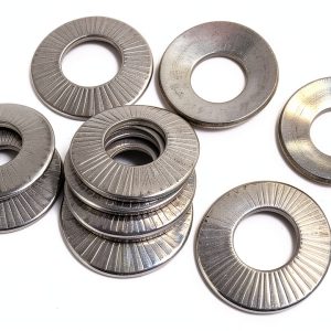 M10 304 Stainless Steel Locking Washer by uxcell Silver Tone 10pcs-0