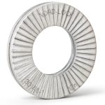 Nord-Lock Wedge Locking Washers - Steel (Delta Protekt) Washer with Zinc Flake Coating, Vibration Resistant Safety Washers for M30 Bolts - Enlarged Outer Diameter Washers - 1 Pair-0