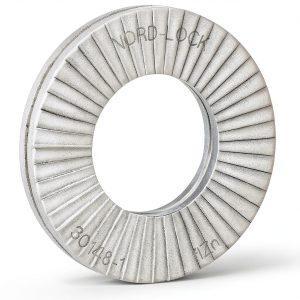 Nord-Lock Wedge Locking Washers - Steel (Delta Protekt) Washer with Zinc Flake Coating, Vibration Resistant Safety Washers for M30 Bolts - Enlarged Outer Diameter Washers - 1 Pair-0