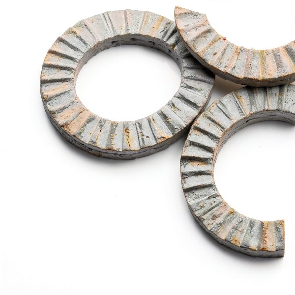 OUNONA 20pcs Locking Washer Heavy Duty -Loose Washers for Secure Fastening Resistant Design for Industrial and Home Use Silver Finish-6